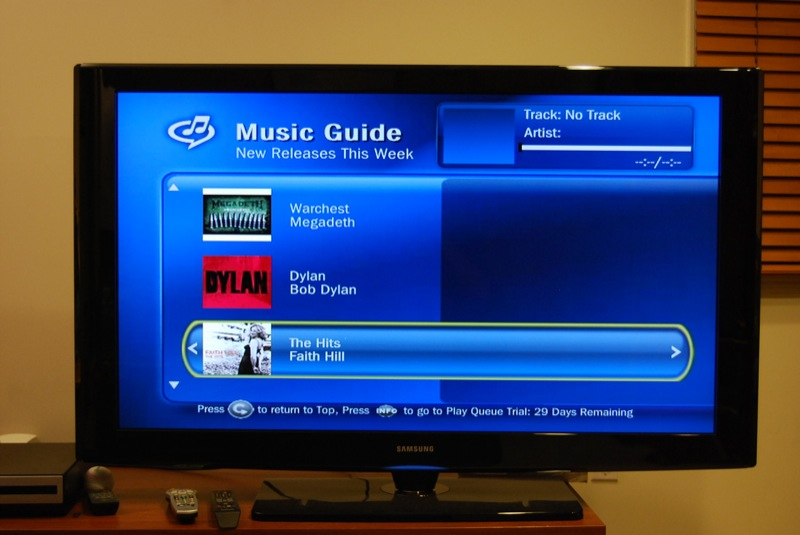 Illustration for article titled TiVo Rocks the Rhapsody Music Service